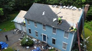 New Shingles Are Installed