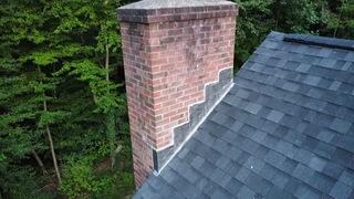New Flashing Is Installed on the Chimney