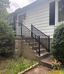 Black 36" C-10 Tuscany Aluminum Railing.