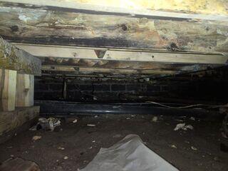 Damp Crawl Space