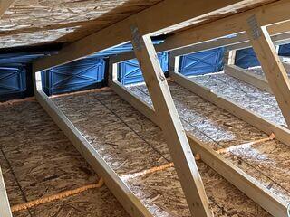 airsealed leaks and baffles