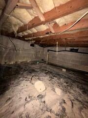 Damp Crawl Space