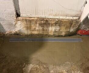 TrenchDrain Grated Basement Drain
