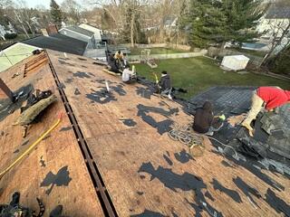 The Old Shingles Come Off