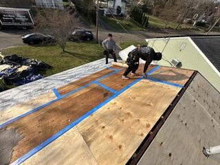 Seams Are Taped & Ice and Water Shield Is Installed