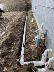 Discharge Line Installation