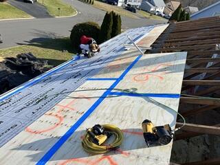 Seams Are Taped & Ice and Water Shield Is Installed