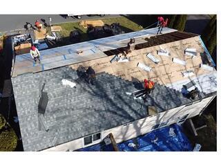 Underlayment Is Completed & New Shingles Are Installed
