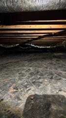 The original space was dark, wet, and had the potential for mold and cause health-related issues to the family. Any air traveling through the crawl space is also traveling throughout the home.