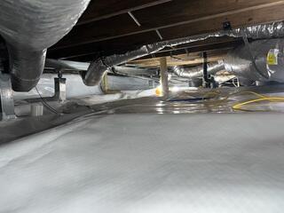Finished Crawl Space with CleanSpace