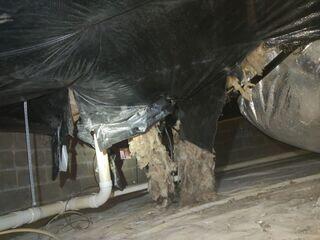 Crawl Space Before Project