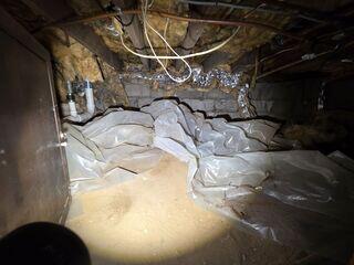 Damp Crawl Space