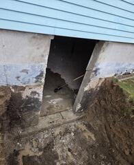 Cut Entry for Bulkhead