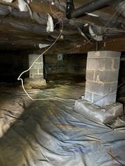 Damp Crawl Space