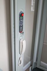 Close-up of Elevator Controls