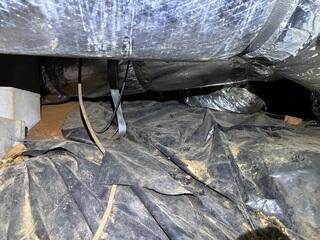 Crawl Space Before Project Begins