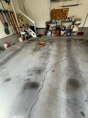 Cracked Garage Concrete