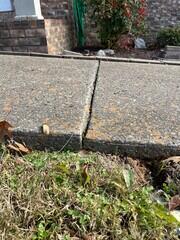 Walkway Concrete Settlement
