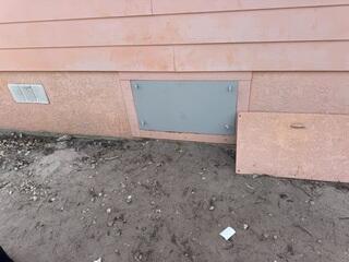 Enhanced Crawl Space Access Door