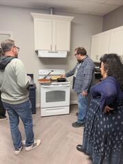 Michael Cooking the Bacon!