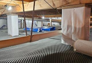 Piers Wrapped with CleanSpace