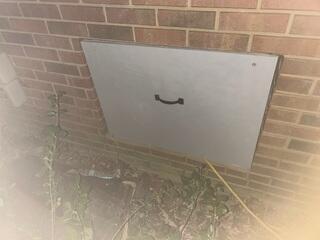 New Crawl Space Door