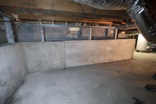 Our StableLock wall is poured in front of and fills the voids of the existing foundation wall. It now acts as the foundation, keeping the home stable and supported for years to come.