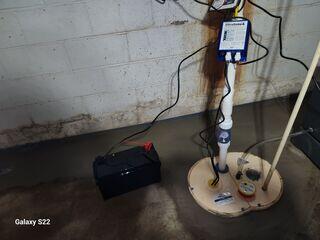 SuperSump Pump with Battery Backup