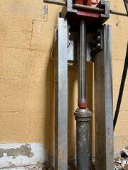 Drilling Push Piers into Durable Soil