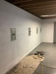 GeoLock Wall Anchor System View from Inside Basement