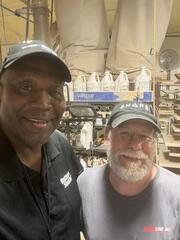 James with owner, Brian