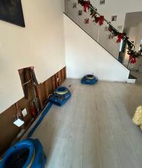 Drying Water-Damaged Area in Allen, TX, - Professional Air Blower Drying by Advantage Remodeling and Roofing