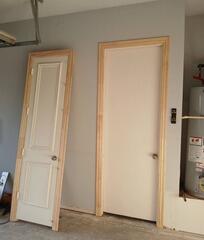 Door and Trim Replacement After Water Damage in Allen, TX
