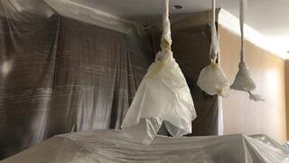 Interior Protection During Restoration by Advantage Remodeling and Roofing in Allen, TX