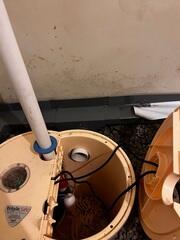 Drainage System Connected to Sump Pump