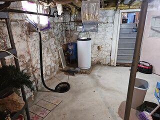 Before: Basement Water Issues