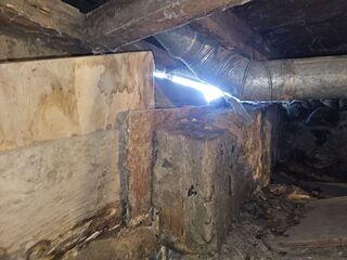 Before Installation - Exposed Basement Walls