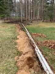 Buried Discharge Line