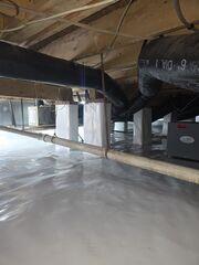 Fully Encapsulated Crawl Space with Moisture Control System - Raleigh, NC