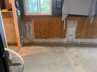 GeoLock Wall Anchors & WaterGuard After Installation