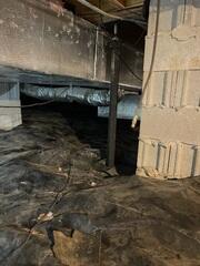 Failing Crawl Space Supports