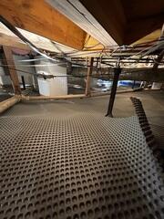 Drainage Matting Installed