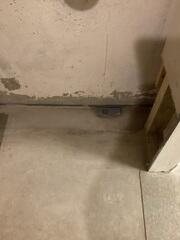 Basement Drainage System Concreted into Foundation