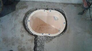 During TripleSafe Sump Pump Installation