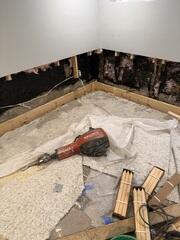 Lower Wall Removal to Begin Waterproofing
