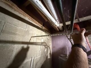 Step Cracks in Foundation Wall