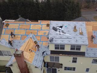 Seams Are Taped & Ice-and-Water Shield Is Installed