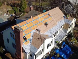 Underlayment Is Installed