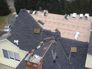 New Shingles Are Installed
