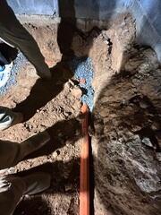 StarPipe&trade; is a custom-engineered drainage system for crawlspaces. StarPipe's&trade; custom design has slots on each side, providing a drainage track on the bottom. StarPipe's&trade; unique star shape holds the fabric sleeve in place to prevent dirt from entering drainage slots.